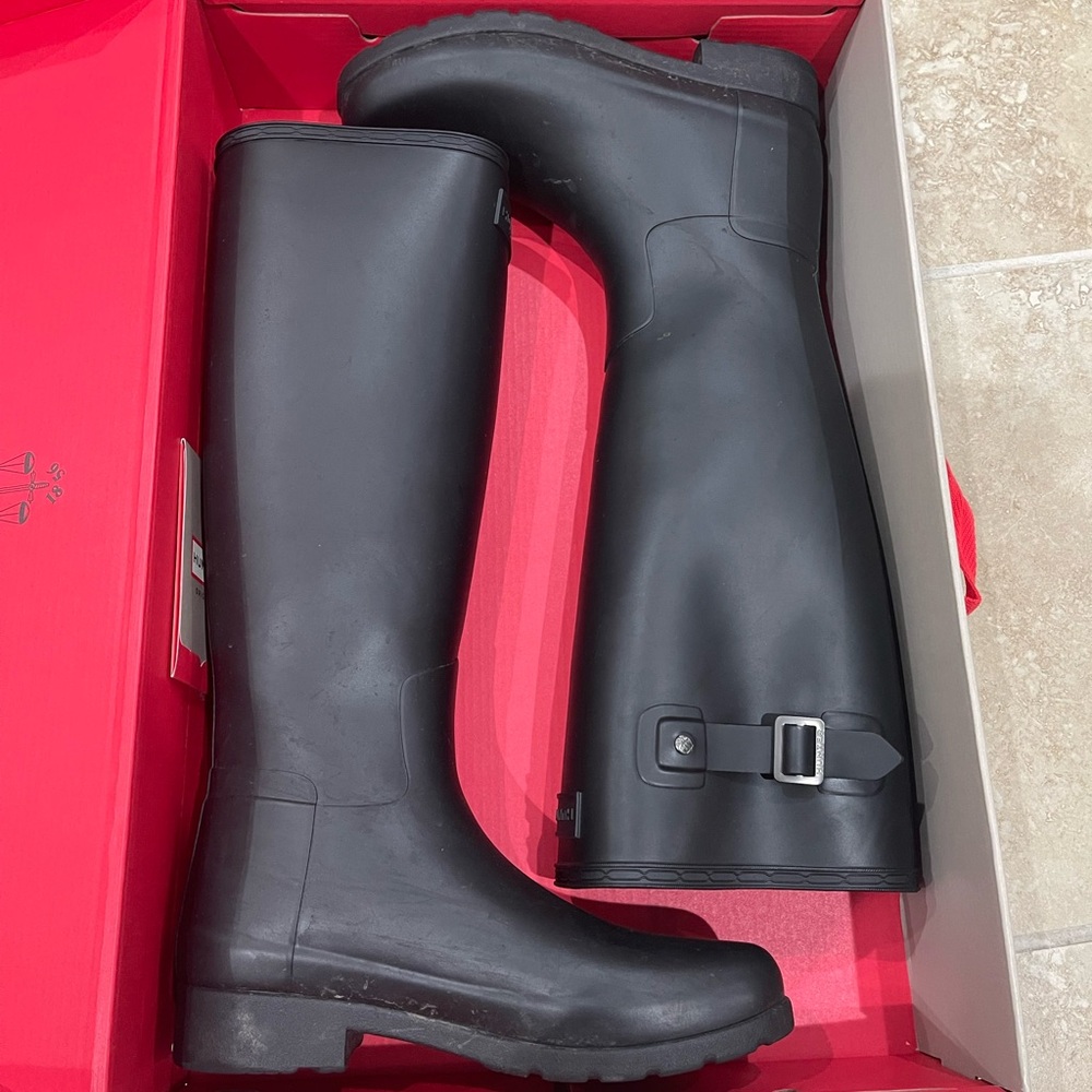 Hunter Original Refined Black Rain Boots